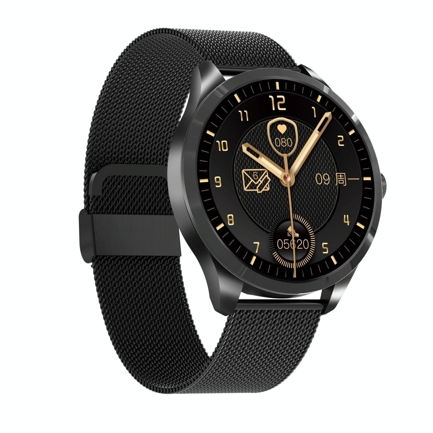 1.28 Inch Ips Colour Screen Ip67 Waterproof Smart Watch Support Blood Pressure Monitoring / Heart Rate Monitoring / Sleep Monitoring - Silver