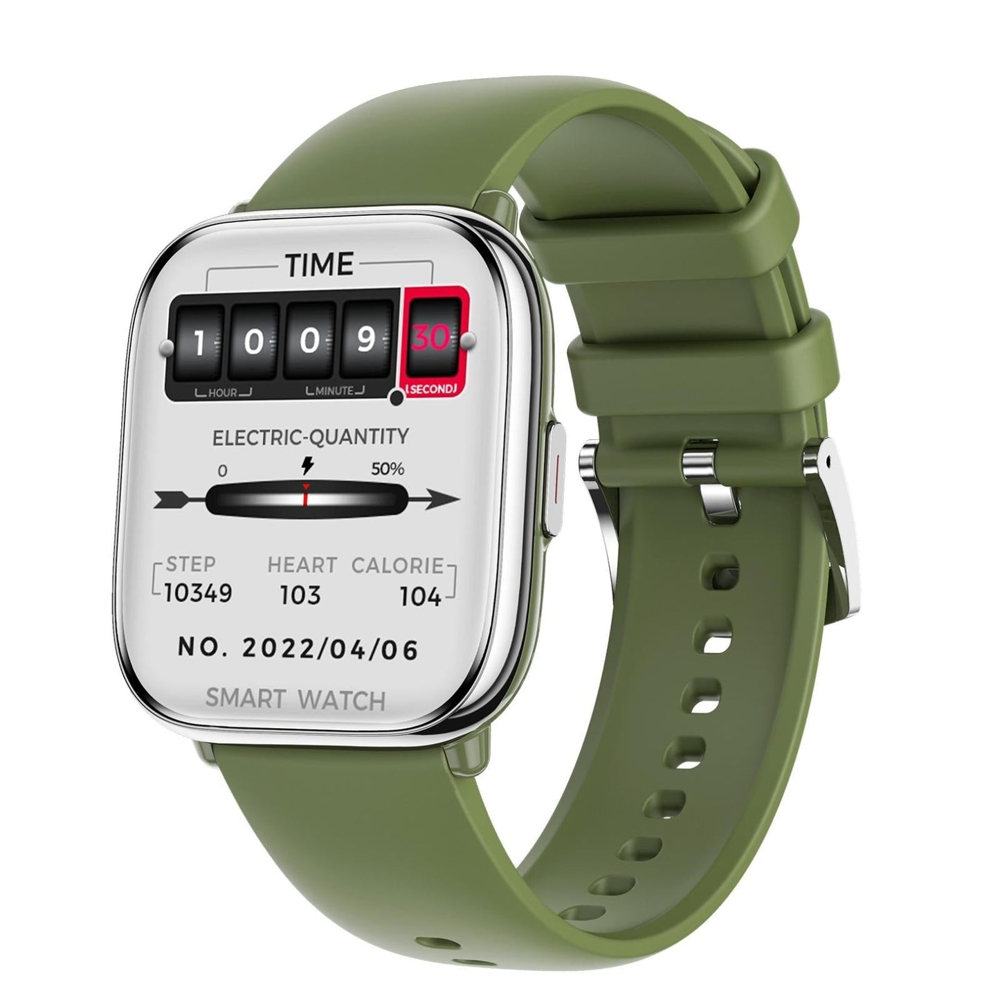 Waterproof Smart Watch With Blood Oxygen Monitoring - Ip68 - Purple