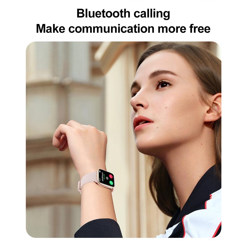 Waterproof Smart Watch With Blood Oxygen Monitoring - Ip68 - Purple