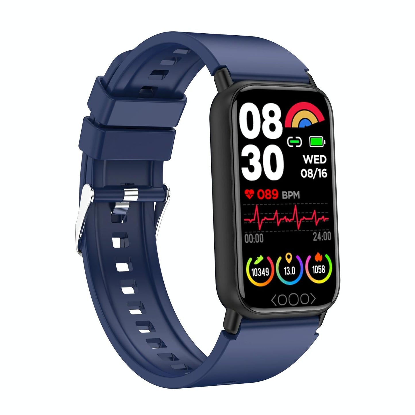 Smart Health Monitoring Watch With Colour Screen - Beige