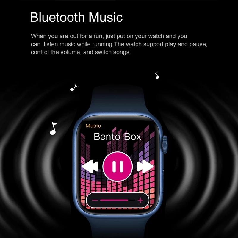 Waterproof Smart Watch With Colour Screen - 1 Inch - Pink