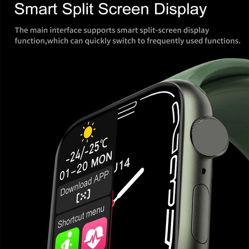 Waterproof Smart Watch With Colour Screen - 1 Inch - Pink