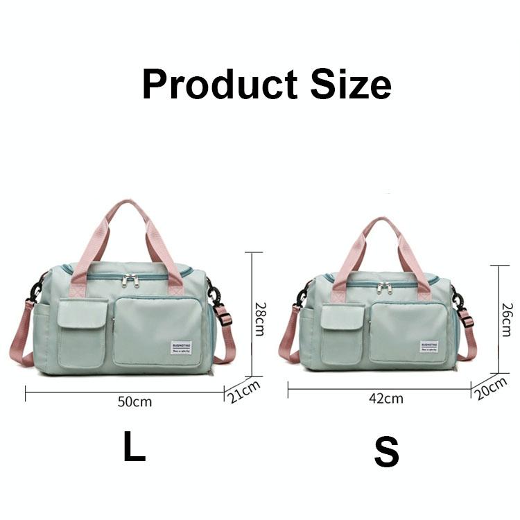 Waterproof Gym Bag for Travel - Size l - Fog Blue