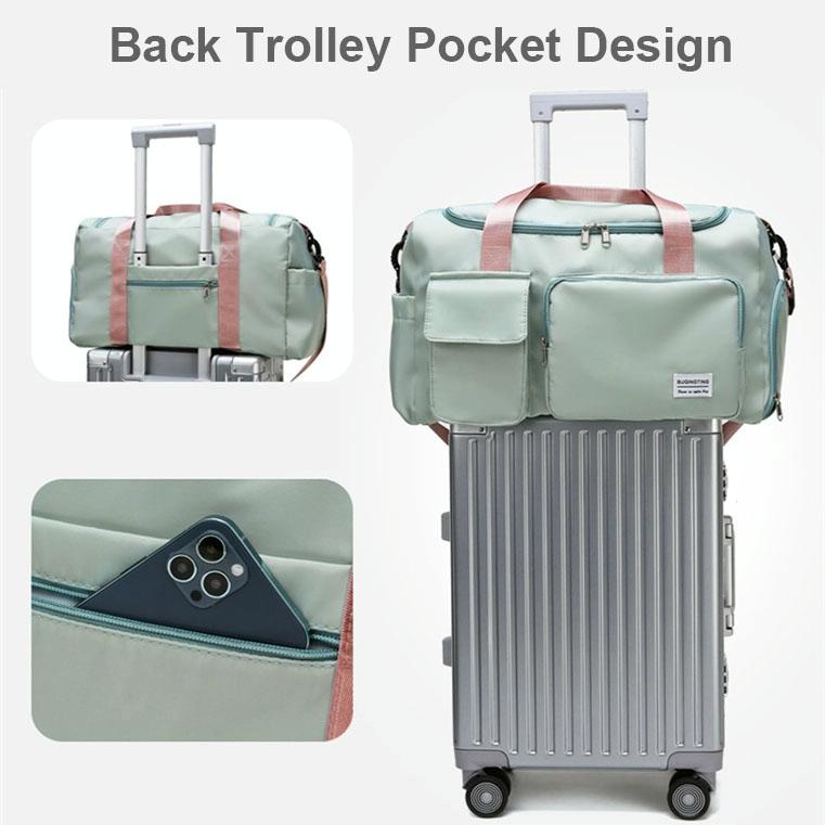 Waterproof Gym Bag for Travel - Size l - Fog Blue