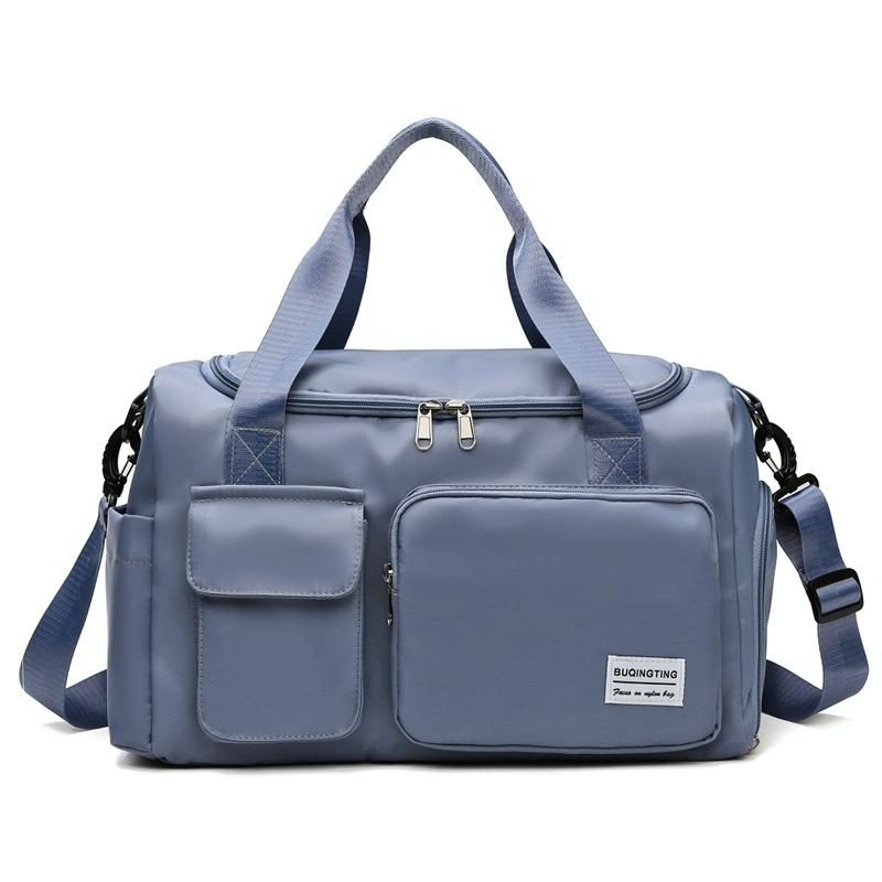 Waterproof Gym Bag for Travel - Size l - Fog Blue