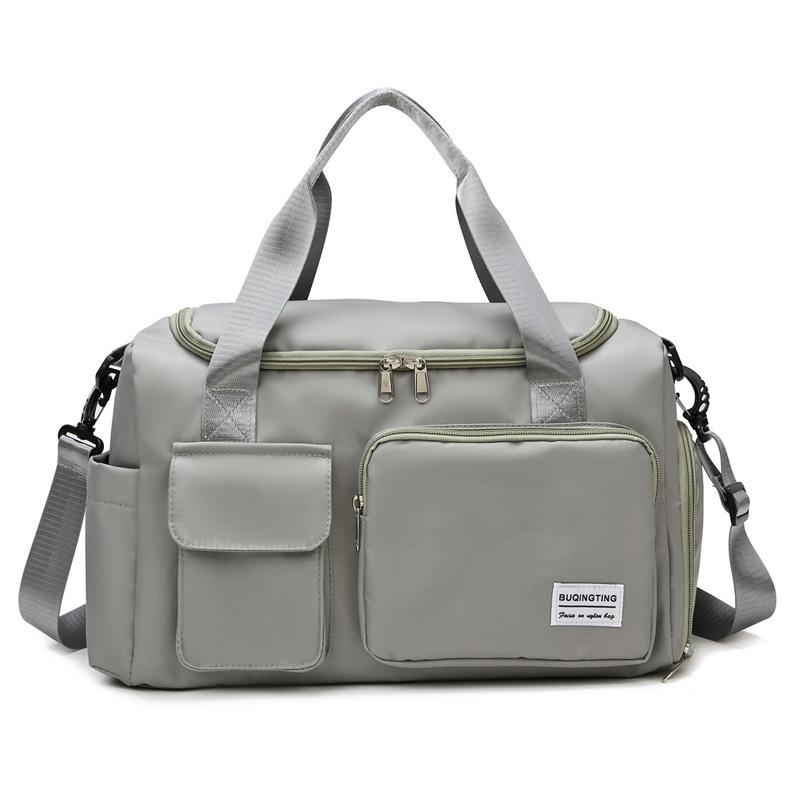Waterproof Gym Bag for Travel - Size l - Fog Blue