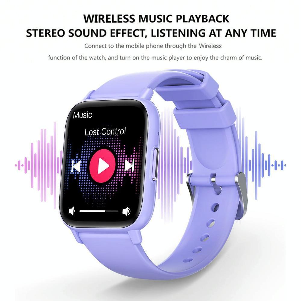 1.83 Inch Ip68 Waterproof Smart Watch Support Body Temperature Monitoring / Heart Rate / Blood Oxygen / Blood Pressure Monitoring - Pink