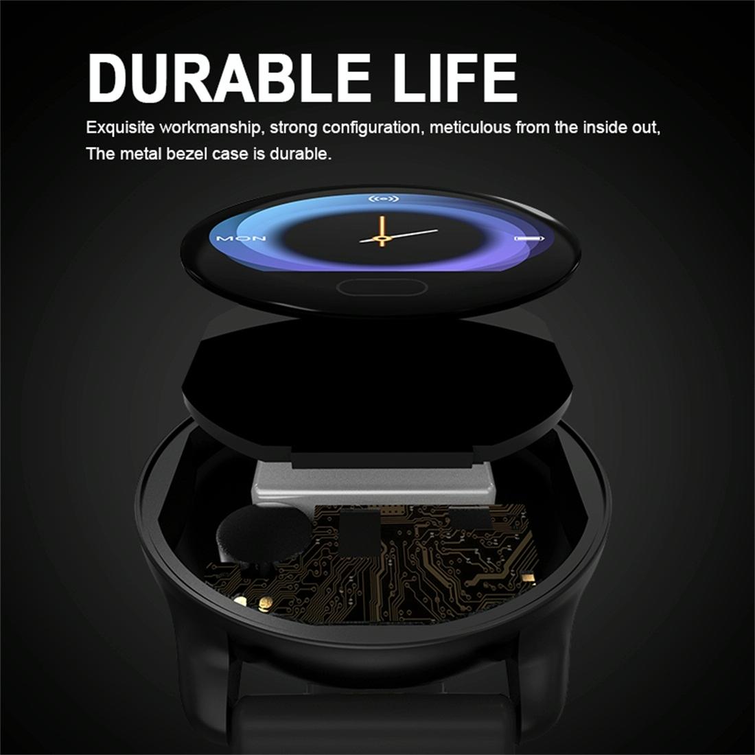 Smart Bracelet With Call / Heart / Blood Monitoring - Colour Screen - Rose Gold