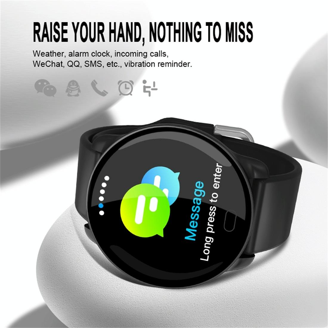 Smart Bracelet With Call / Heart / Blood Monitoring - Colour Screen - Rose Gold