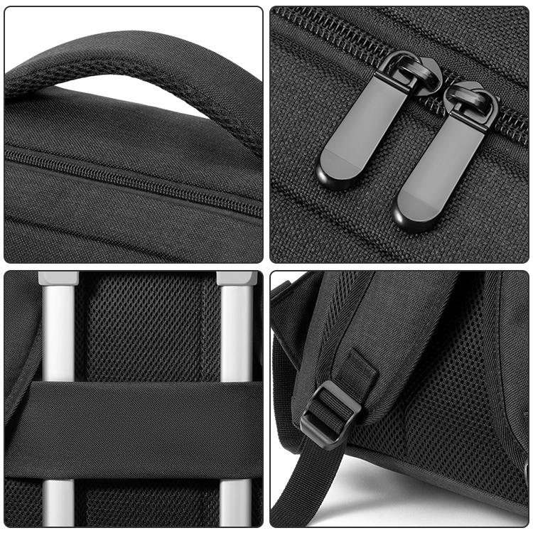 Multifunctional Laptop Backpack in Oxford Cloth - Cxs-605 - Grey