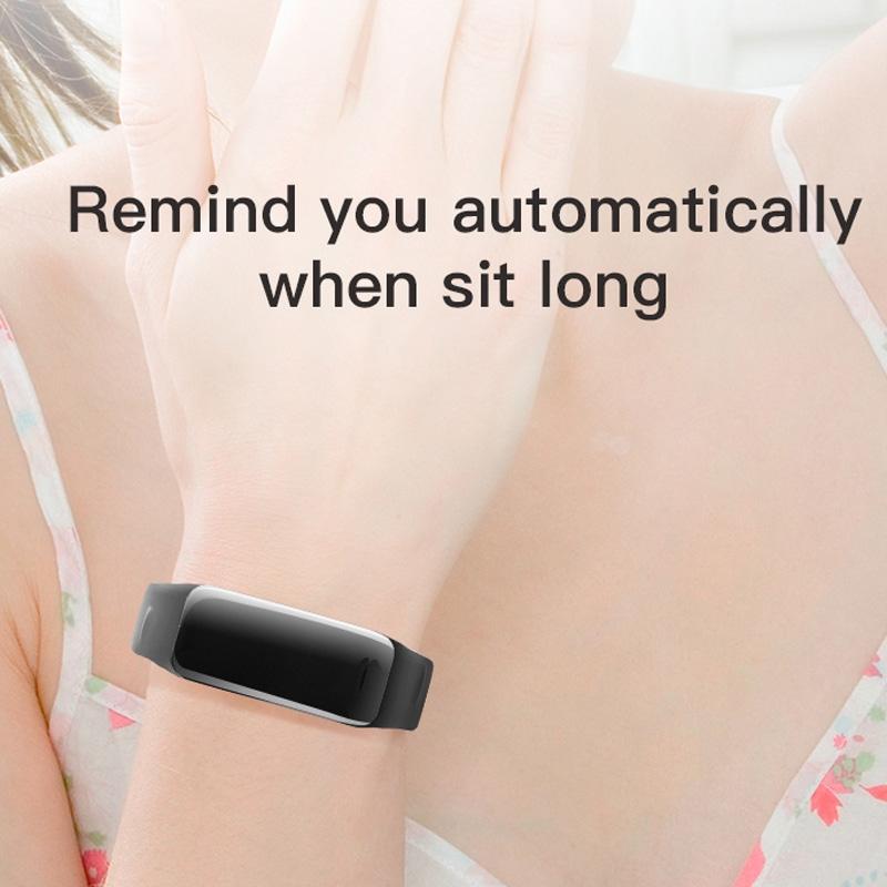 Smart Bracelet With Call Reminder Hr / Bp Monitoring Sleep / Sedentary Tracking And Remote Control - Blue