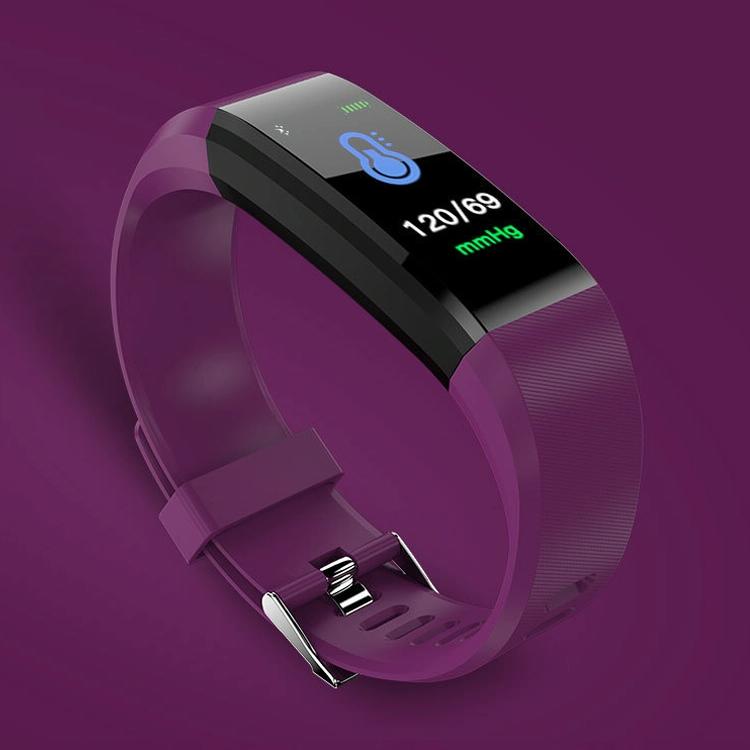 Smart Oled Bracelet With Call Reminder And Health Monitoring - Red