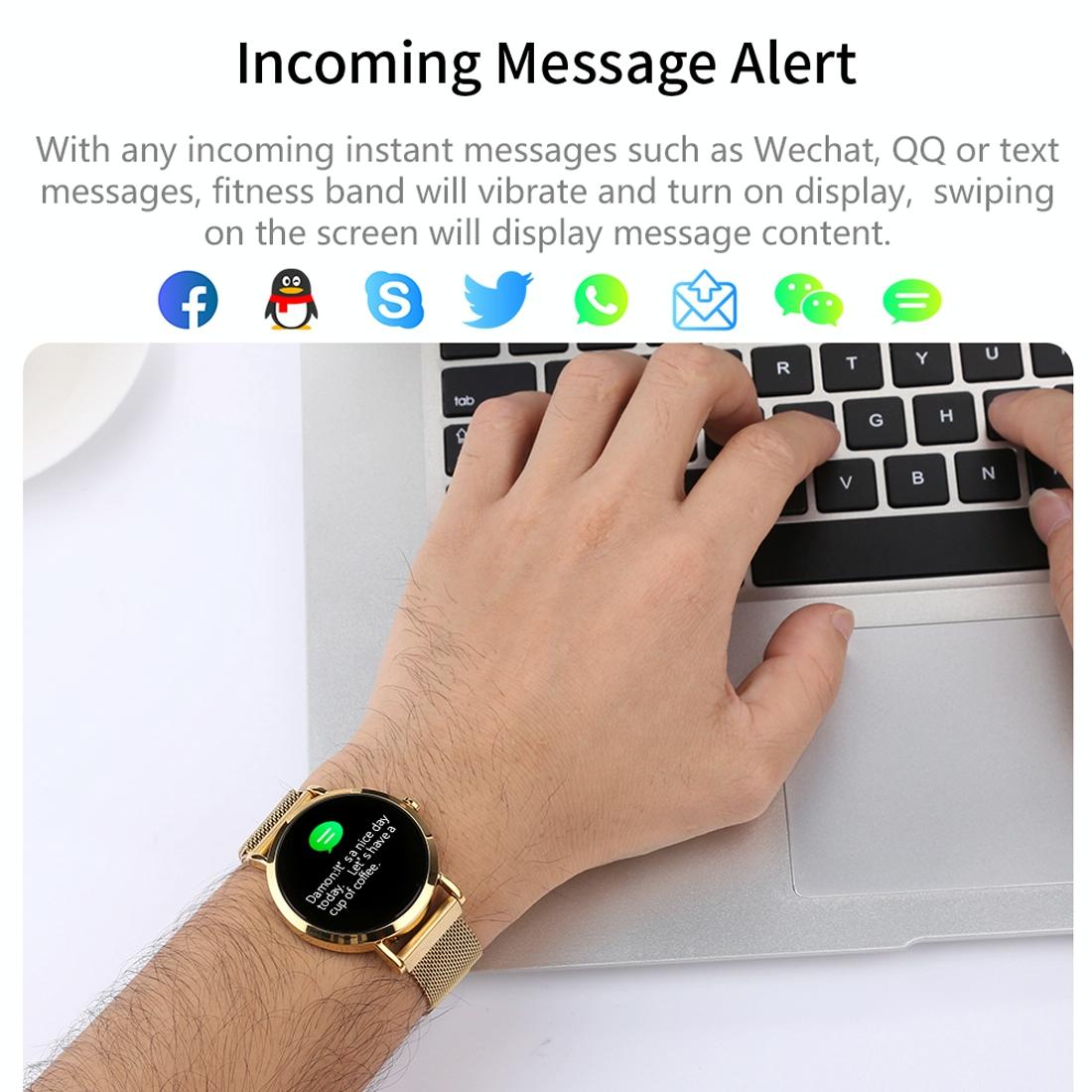 Smart Bracelet With Call Heart Bp Sleep And Oxygen Monitoring - Silver