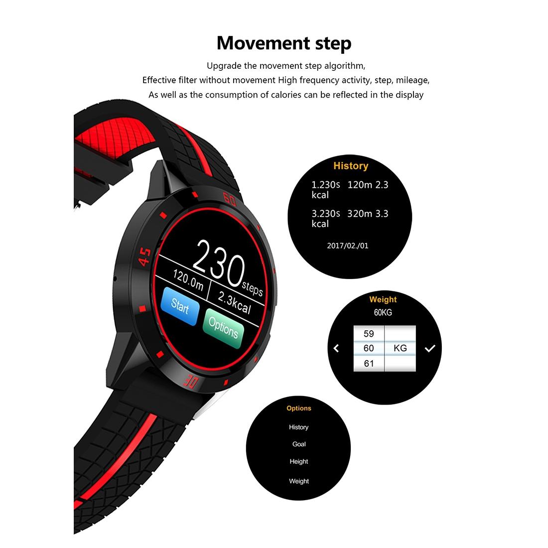 1.3 Inch Tft Screen Mtk2502C Bluetooth4.0 Silicone Watch Band Support Heart Rate Monitor & Pedometer & Sleep Monitor & Sedentary Reminder - Yellow