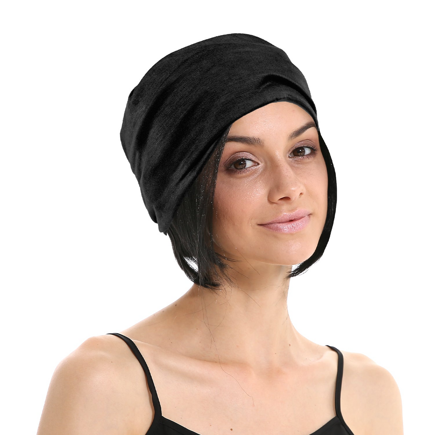 Seamless Tube Bandana Head Scarf Face Cover Mask Gaiter Ski Snow in Black