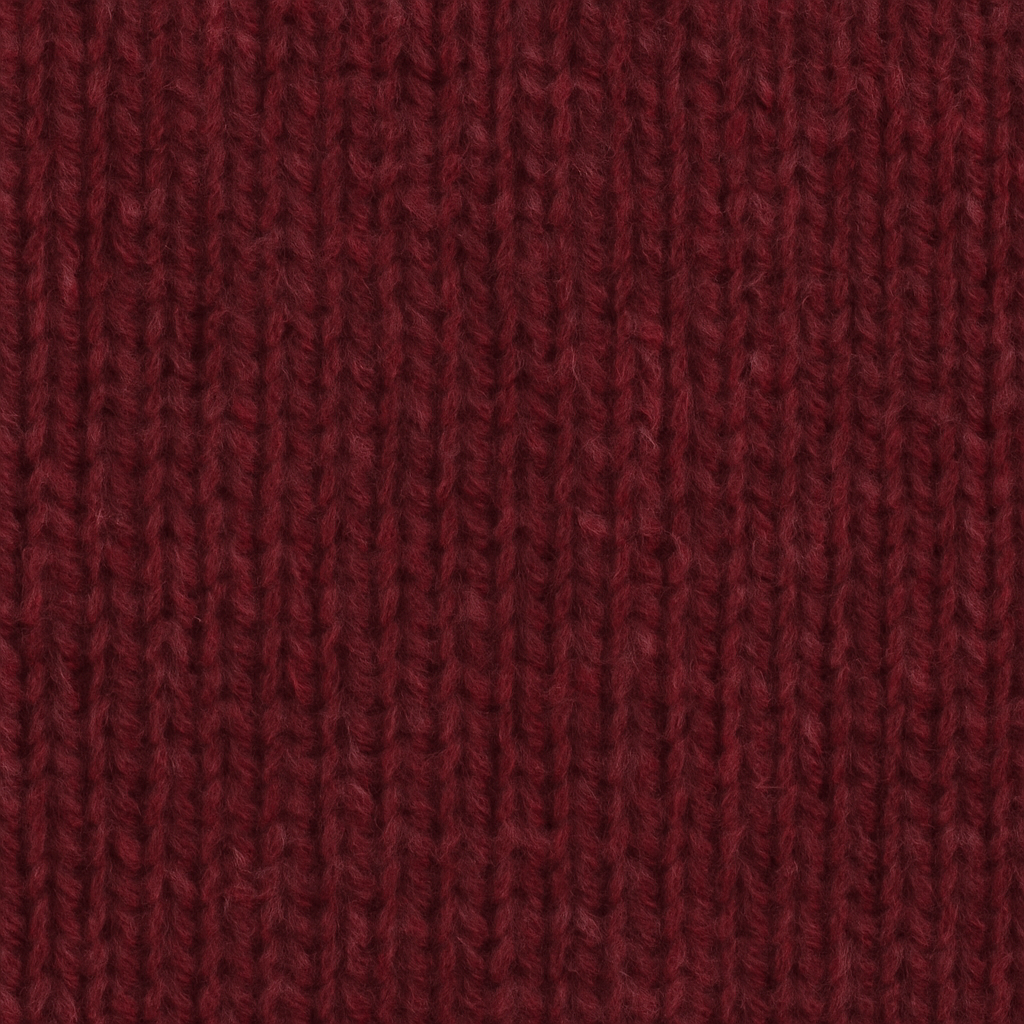 100% SHETLAND RAGG WOOL CREW Round Neck Knit JUMPER Pullover Mens Sweater Knitted - Burgundy - XXL