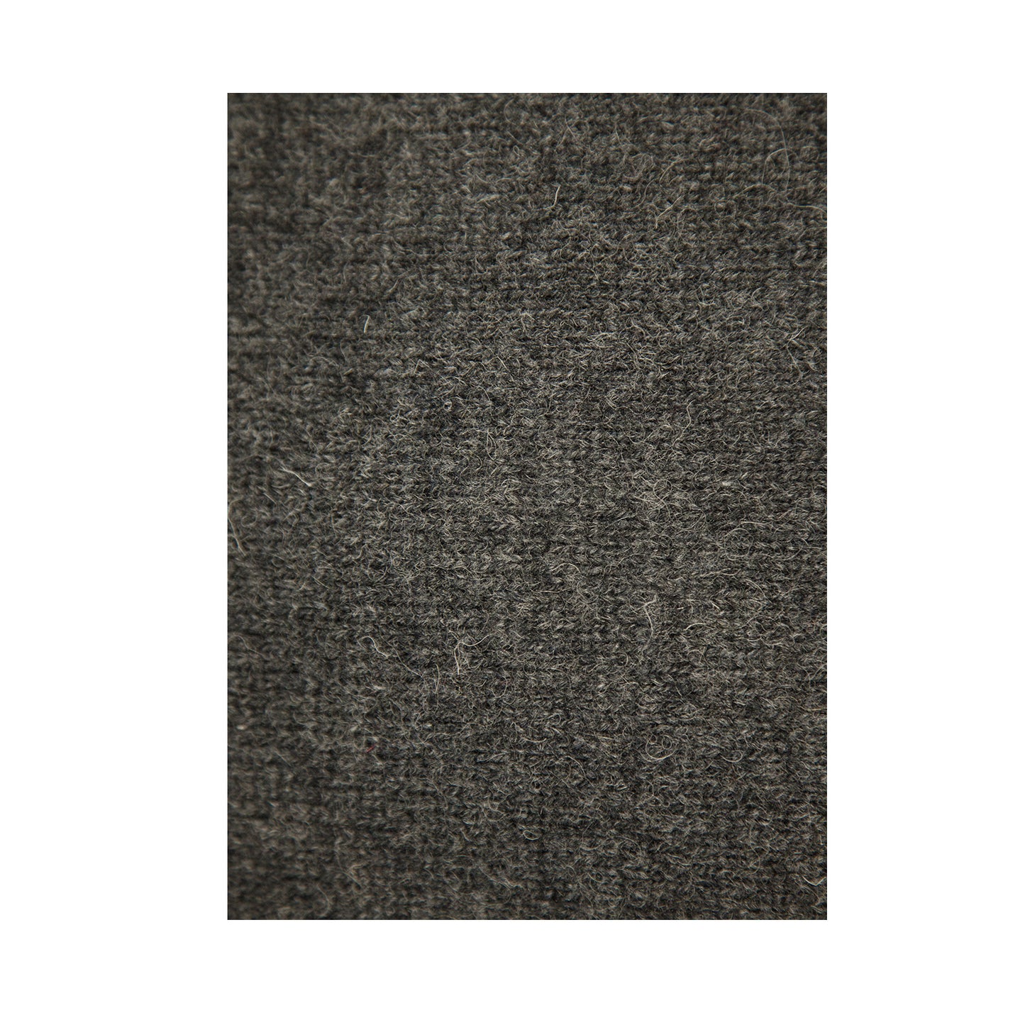Mens 100% Shetland Ragg Wool Round Neck Knit Jumper Pullover Crew Sweater - Charcoal (29) - S