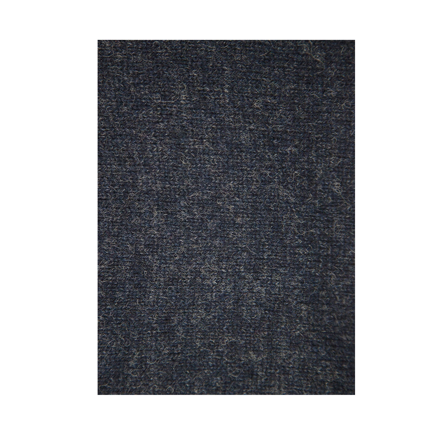 100% SHETLAND RAGG WOOL CREW Round Neck Knit JUMPER Pullover Mens Sweater Knitted - Navy - L