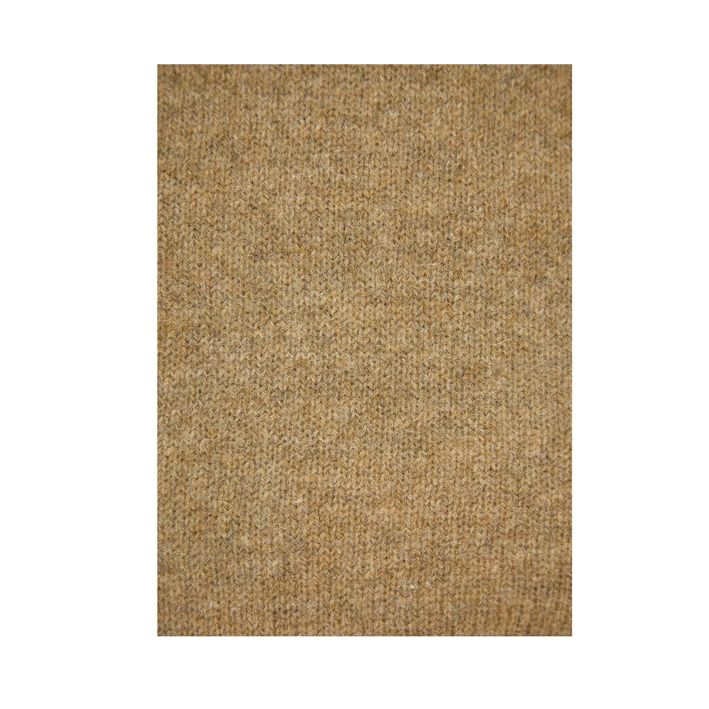 100% SHETLAND RAGG WOOL CREW Round Neck Knit JUMPER Pullover Mens Sweater Knitted - Nutmeg - XXL