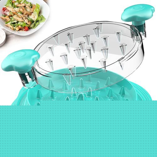 2pcs blue New Chicken Shredder - Effortless Chicken Breast Shredding Tool for Meal Prep and Baby Food