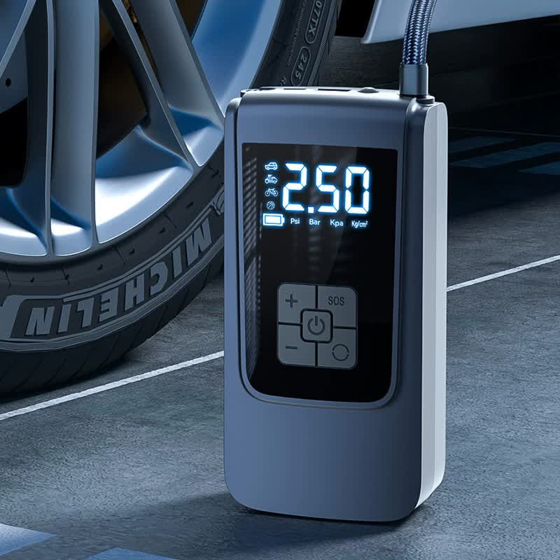 ST-9624B Advanced Portable Wireless Digital Tire Inflator with USB Charging, 150 PSI Max Pressure
