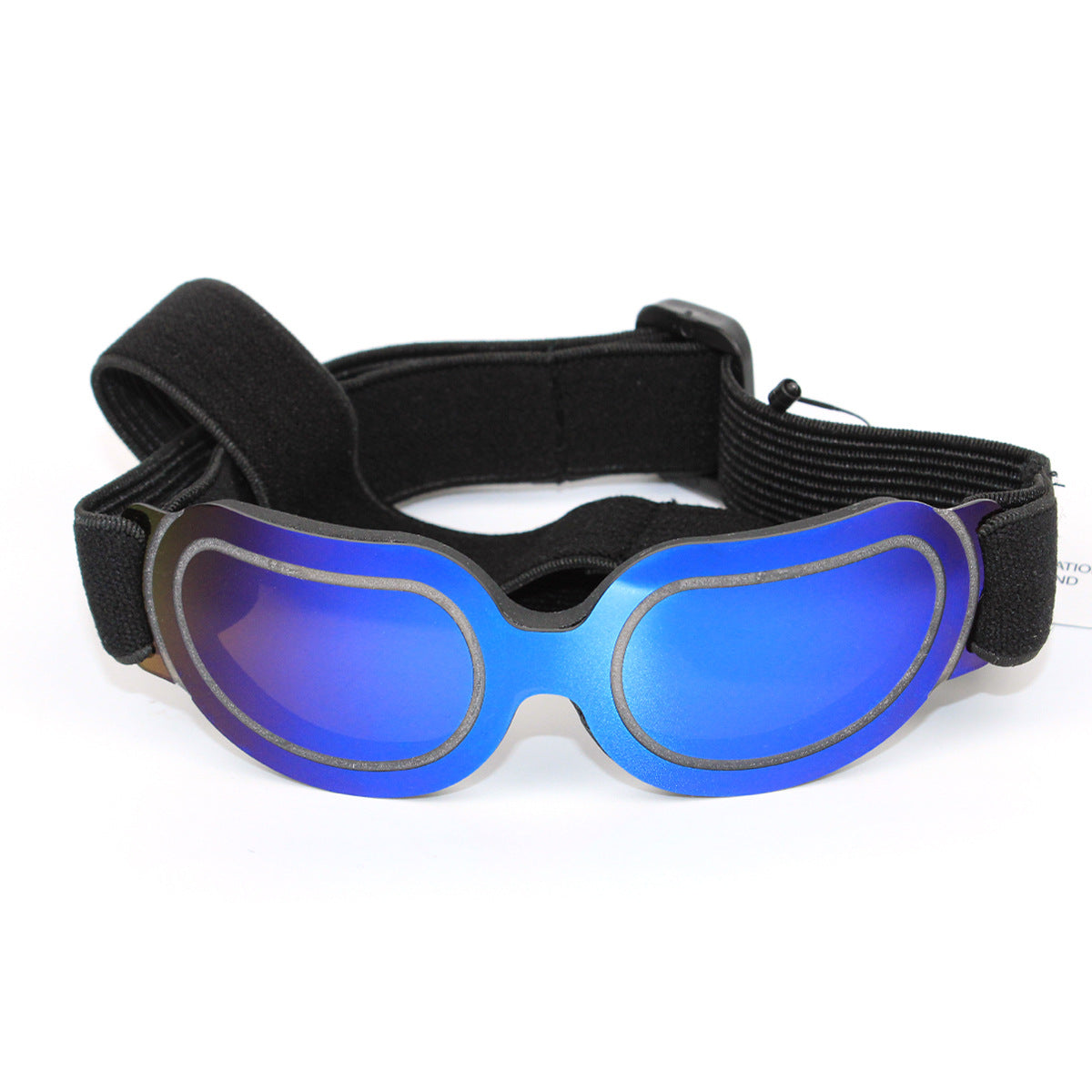 Blue Lenses Pet Sunglasses for Dogs and Cats โ UV Protection, Adjustable Strap, Anti-Wind and Anti-Fog Pet Goggles