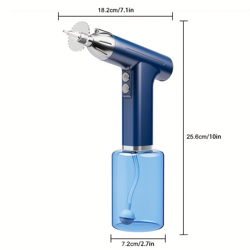 Rechargeable Electric Ear Wax Removal Kit - 3 Pressure Modes, LED Light & 90-Day Battery Life(blue)