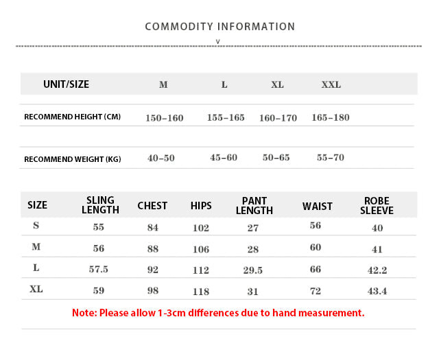 3 Pcs Set Woman Elegant Nightdress Silk Satin Summer Sleepwear Pajamas (L Size)