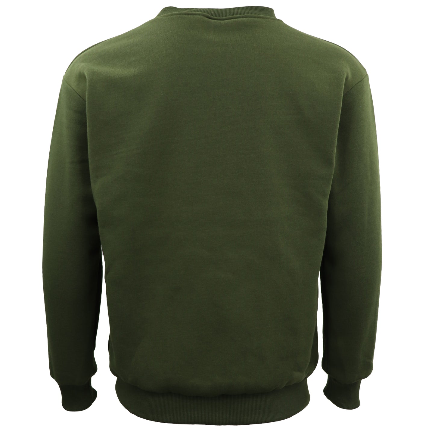New Adult Unisex Plain Pullover Fleece Jumper Mens Long Sleeve Crew Neck Sweater, Wash Pink, 2XL