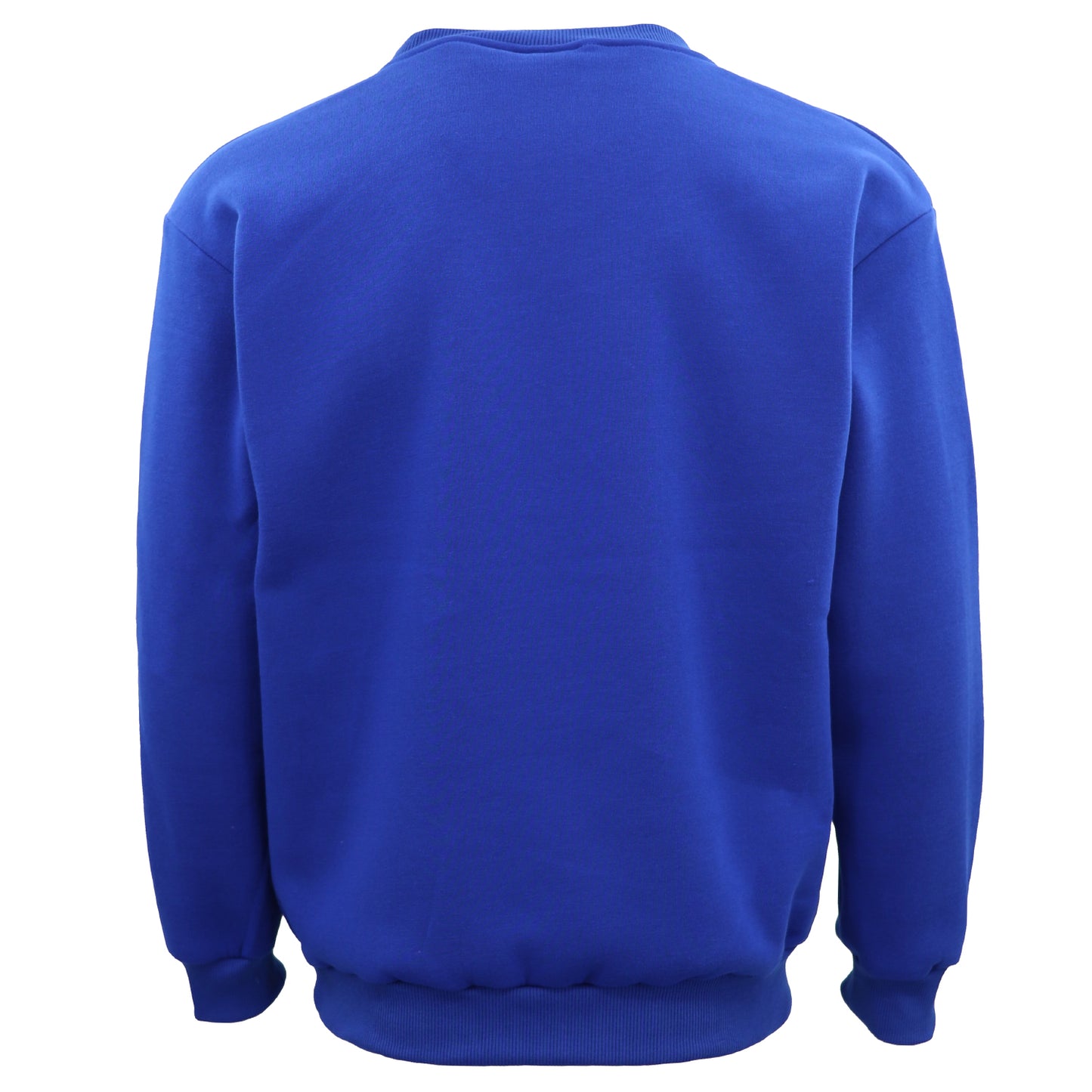 New Adult Unisex Plain Pullover Fleece Jumper Mens Long Sleeve Crew Neck Sweater, Wash Pink, 2XL