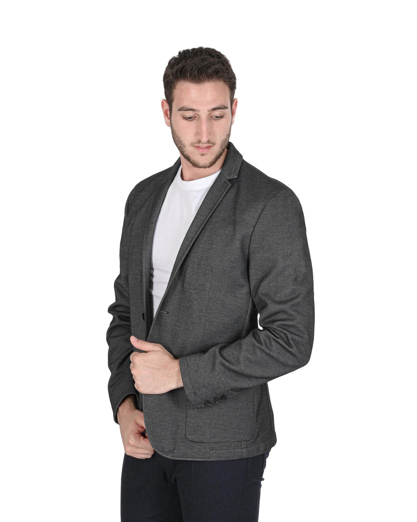 Cotton Blend Blazer - 48 EU
