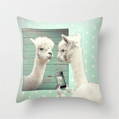 Mint Green Peach Skin Pillowcase Cushion Cushion Pillowcase