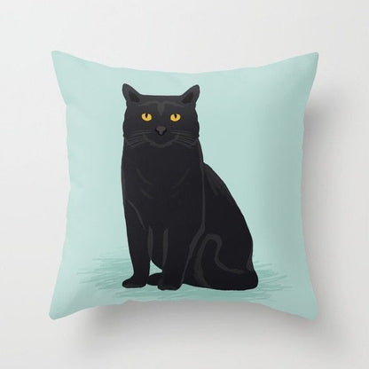 Mint Green Peach Skin Pillowcase Cushion Cushion Pillowcase