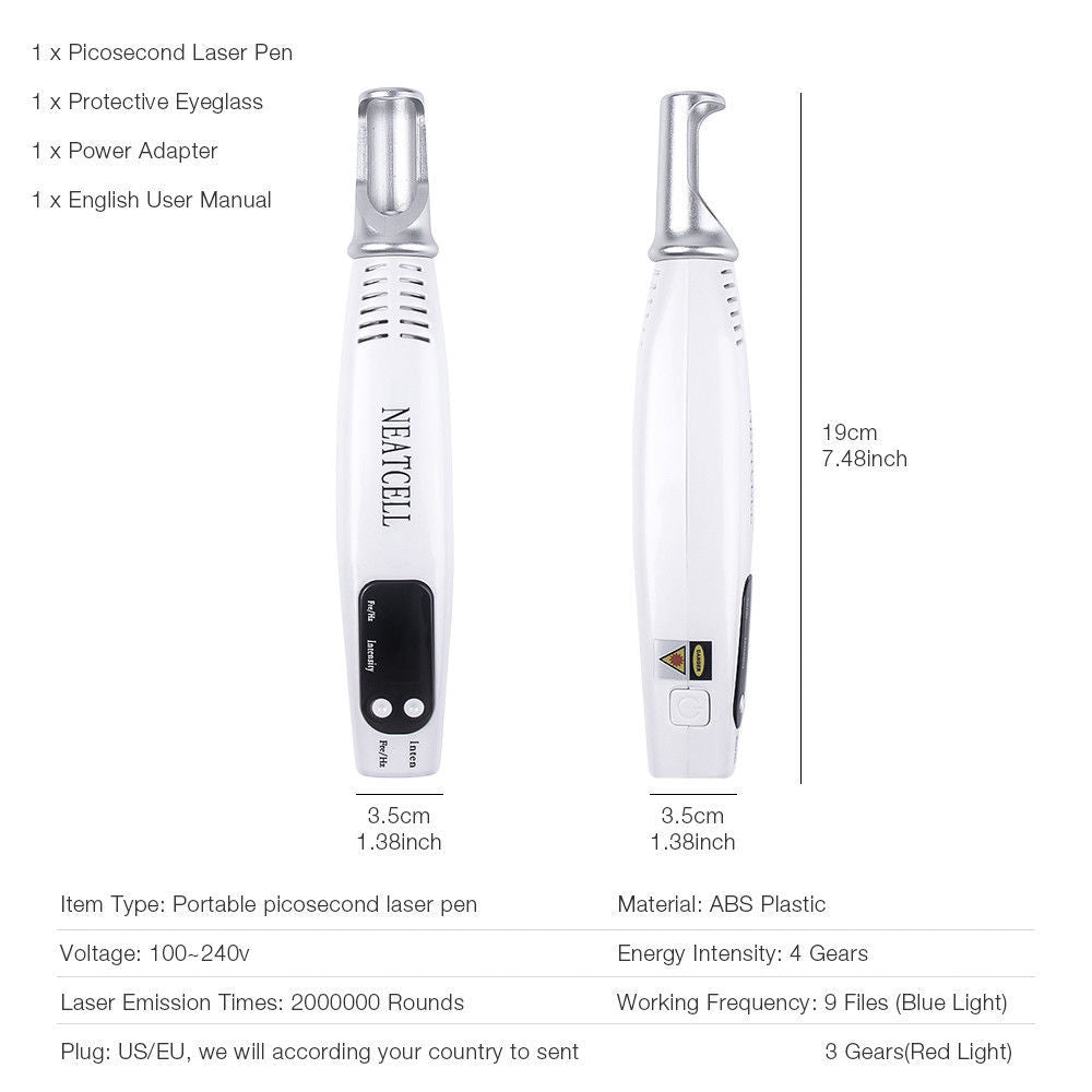 Home picosecond laser mole pen