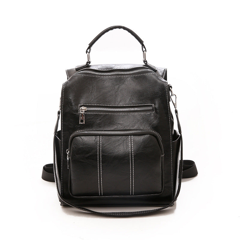 Zhenli Bag Women"s Cross Border Fashion Women"s Backpack Women"s Bag New Pu Pillow Bag