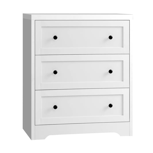 3 Chest of Drawers Hamptons Furniture White