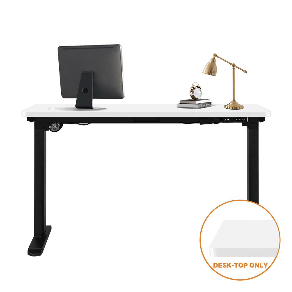 Standing Desk Top with Drilled Hole White 150cm