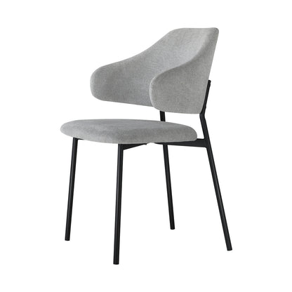 4pcs Dining Chairs Tub Fabric Grey