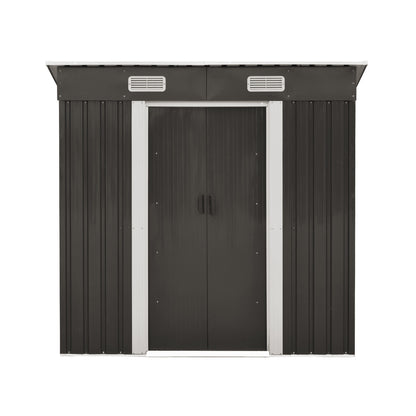 Garden Shed Workshop Cabin Metal House 1.94 by 1.21 m