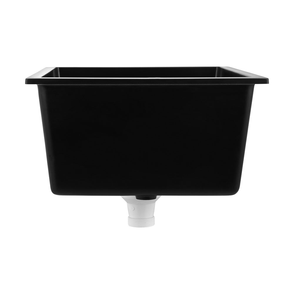 Kitchen Sink Granite Basin Single Bowl Black
