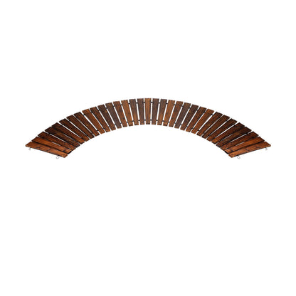 Garden Wooden Pathway Roll-Out Curved 8ft
