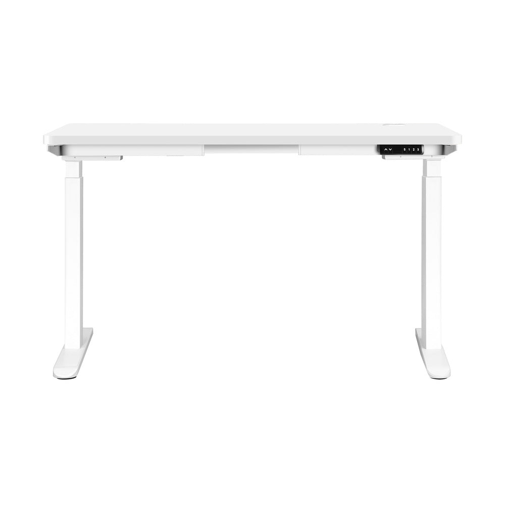 Adjustable Standing Desk Dual Motor 120cm White