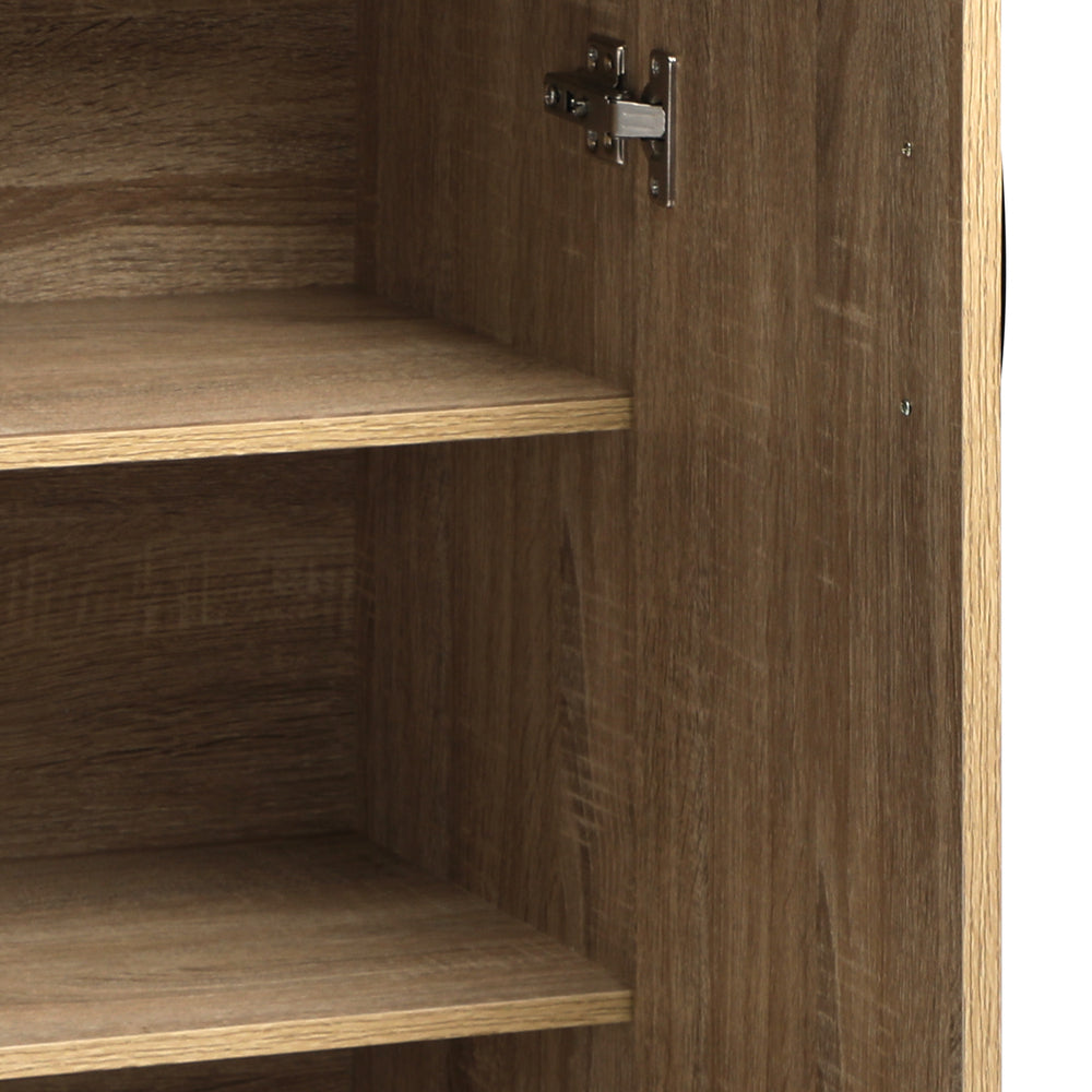 Freestanding Wooden Storage Cabinet with 3 Shelves