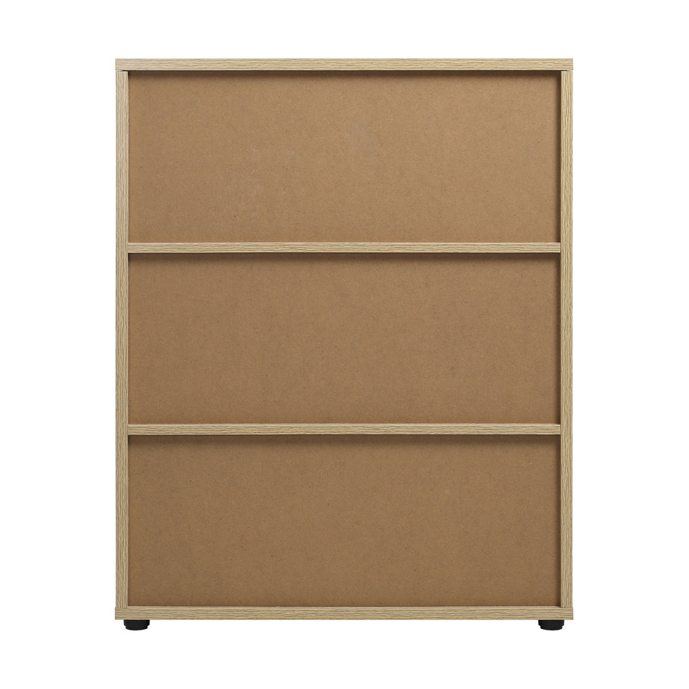 Freestanding Wooden Storage Cabinet with 3 Shelves