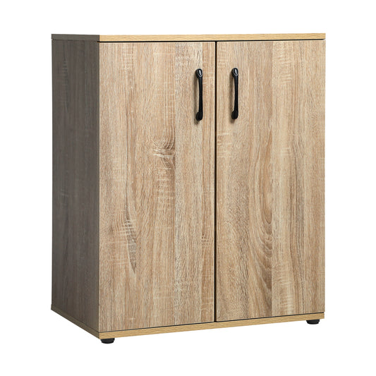 Freestanding Wooden Storage Cabinet with 3 Shelves