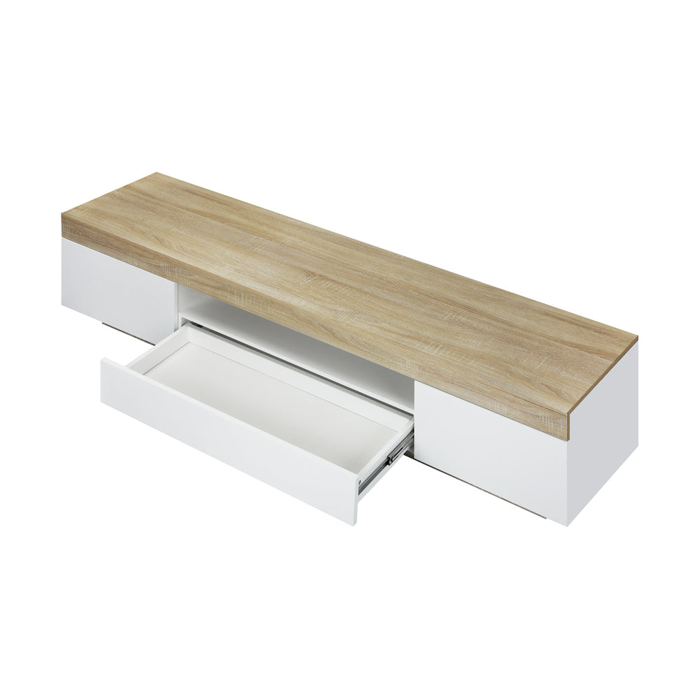 TV Stand Cabinet Entertainment Unit with RGB LED 180cm