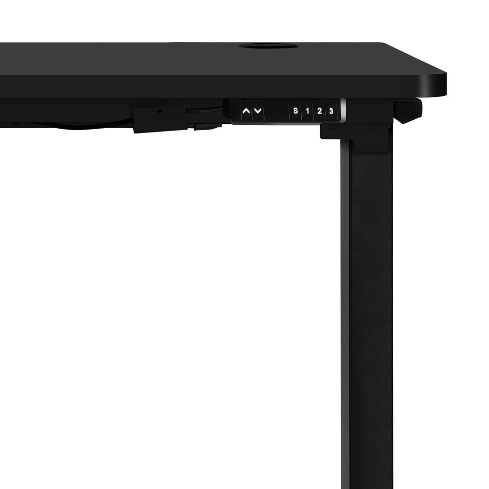 Adjustable Motorized Standing Desk Black 120cm
