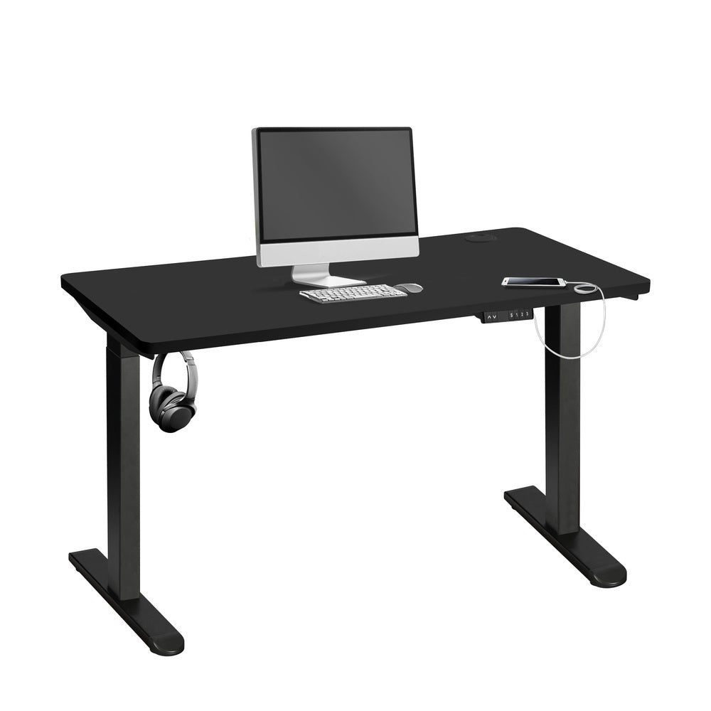 Dual Motor Adjustable Standing Desk 140cm Black