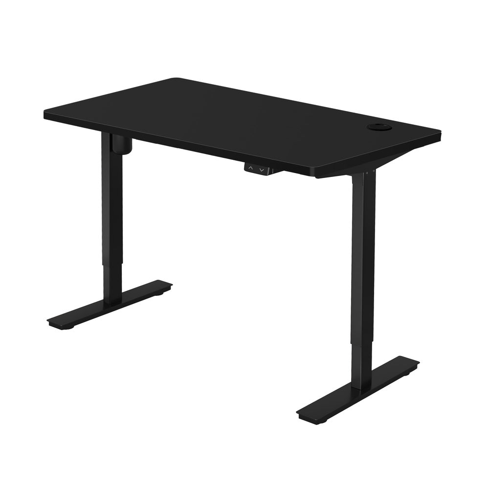 Electric Standing Desk 120cm Single Motor Black