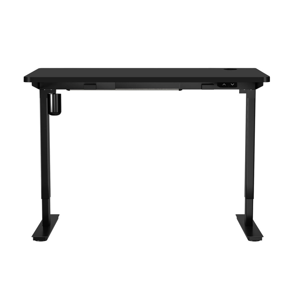 Electric Standing Desk 120cm Single Motor Black